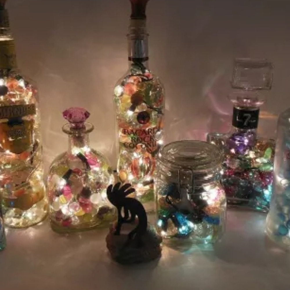 Hand Crafted  Lanterns with Whimsical Accents